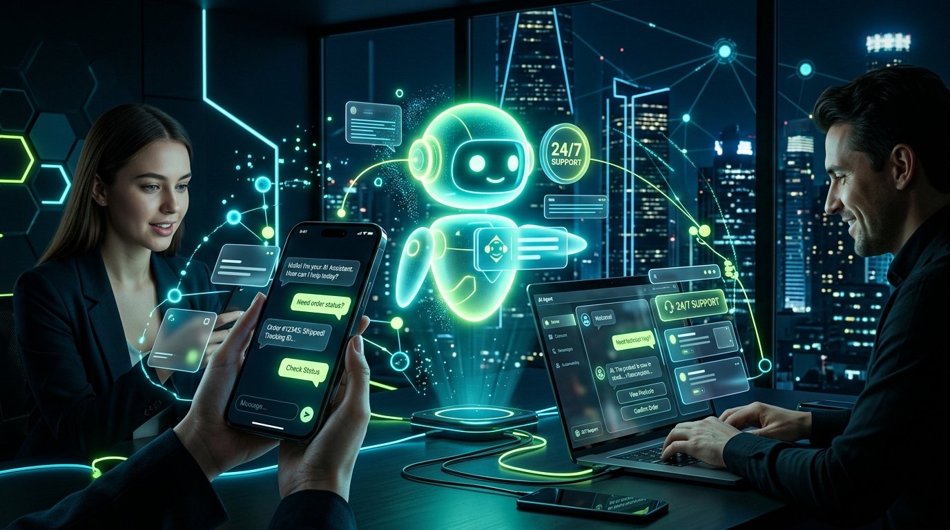 Agente de Inteligencia Artificial para Empresas e Integración con WhatsApp Agente de Inteligencia Artificial respondiendo a clientes 24/7